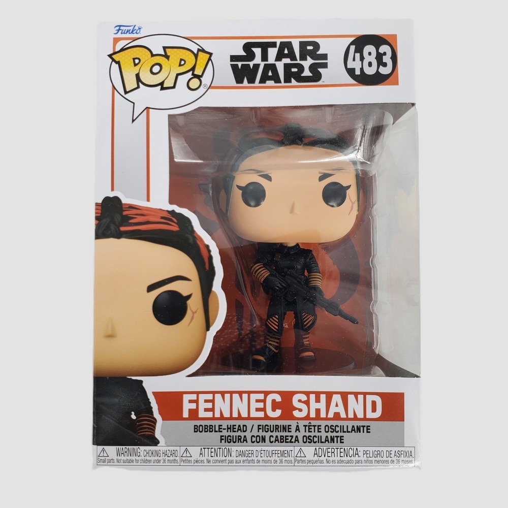 Funko Pop Star Wars The Mandalorian Fennec Shand 483 Vinyl Bobble Head Figure